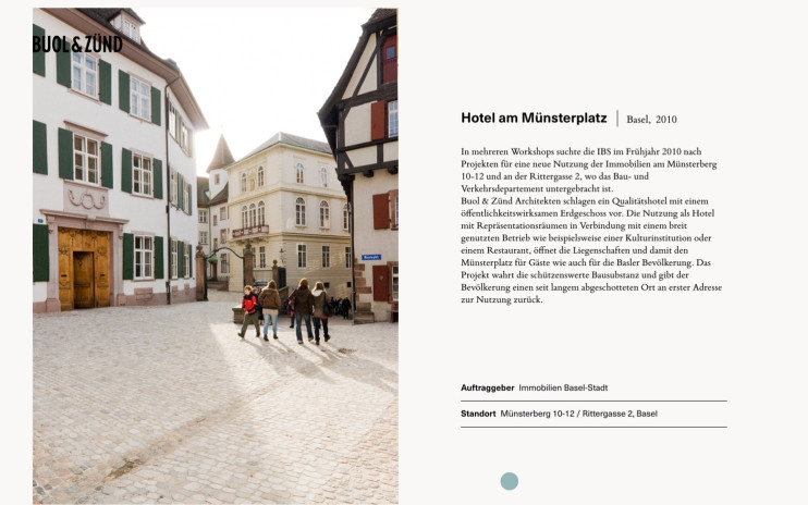 desktop screenshot buol & zünd